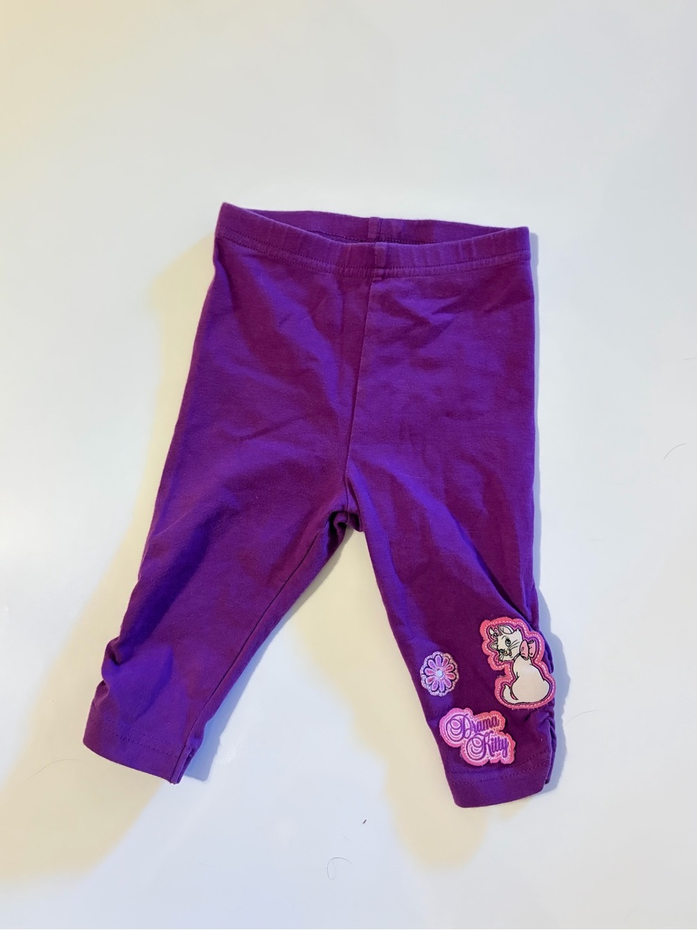 Disney Marie the Cat Children’a Leggings Size 6 Months Cotton Spandex